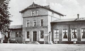 Br&uuml;cker Bahnhof
um 1911