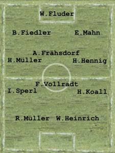 die erste
Aufstellung 1922